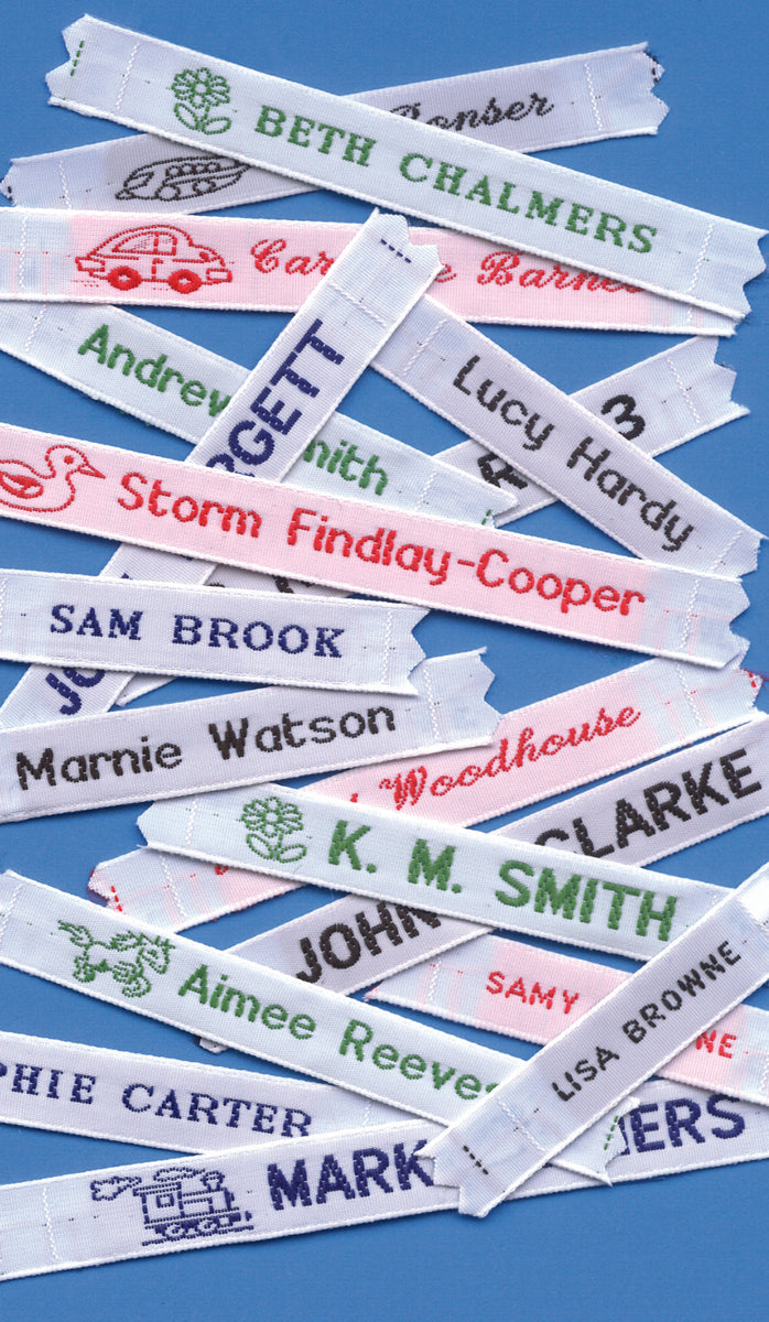 Personalised Clothing Name Labels, Custom Woven Labels