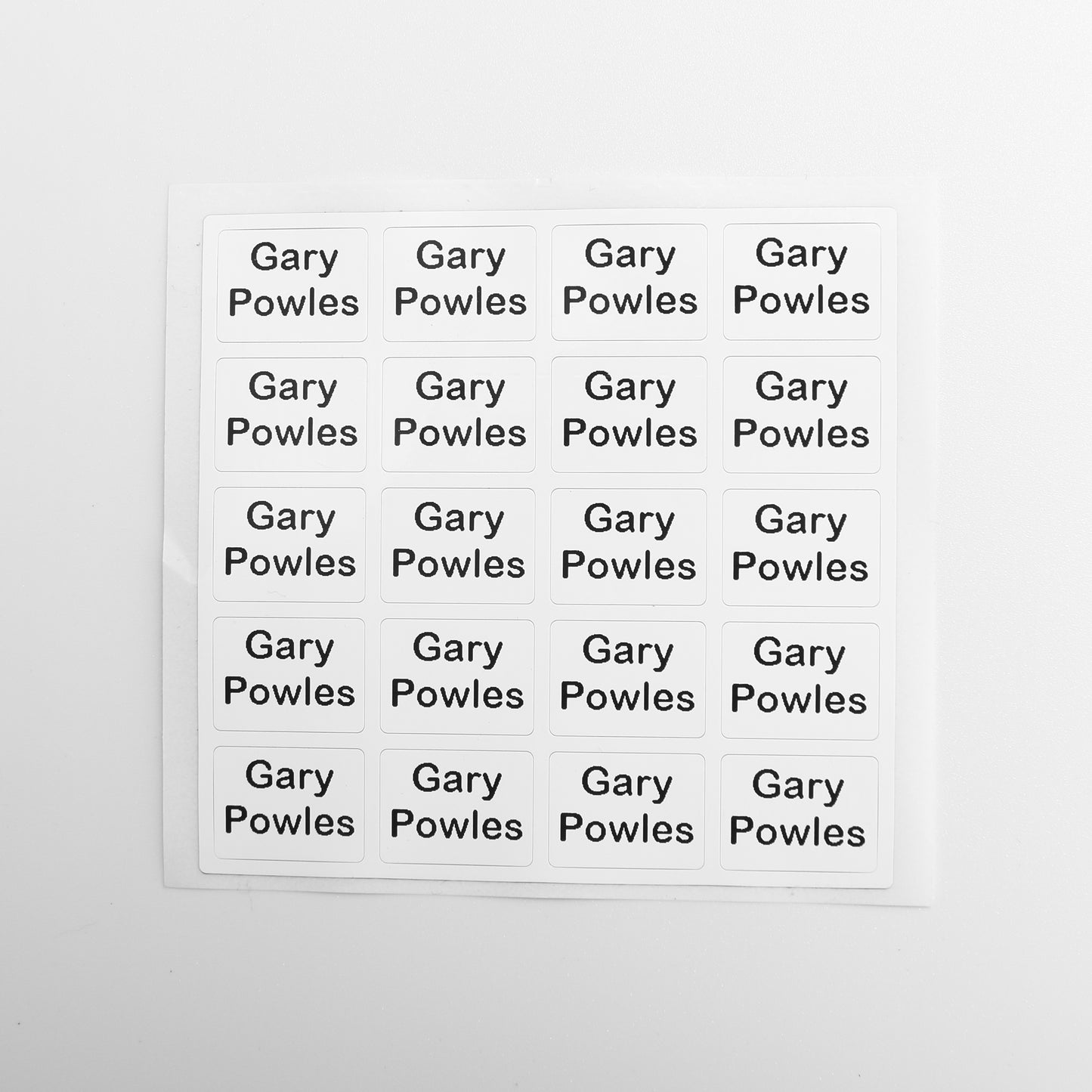 Stick On Name Labels (for Clothing)