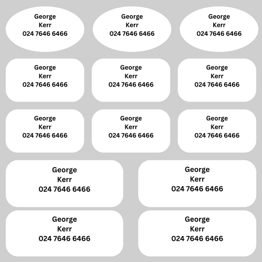 Mixed Stickers (for Clothing) - 13 Stickers