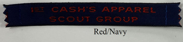 12mm Woven Name Tapes (2 LINE)