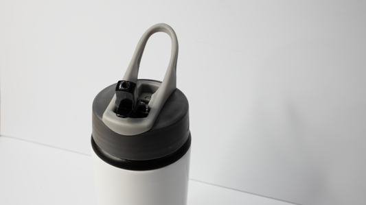 Custom Text Drinks Bottle with Straw