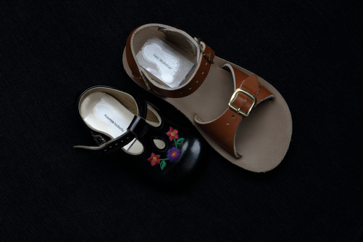 Footprint Shoe Labels