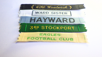 12mm Woven Name Tapes (1 LINE)