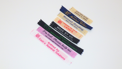 12mm Woven Designer Name Tapes (2 LINE)