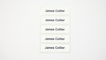 Iron on Labels (120 Labels)