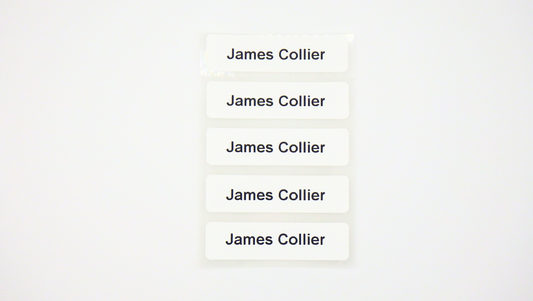 Printed Iron On Labels (for Clothing)