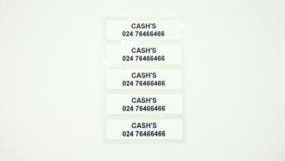 Printed Iron On Labels (for Clothing)