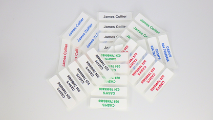 Iron on Labels (30 Labels)