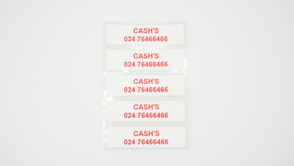 Iron on Labels (120 Labels)