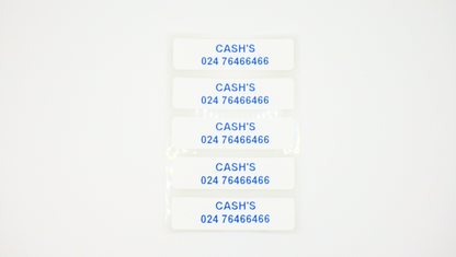 Printed Iron On Labels (for Clothing)