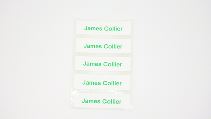 Printed Iron On Labels (for Clothing)