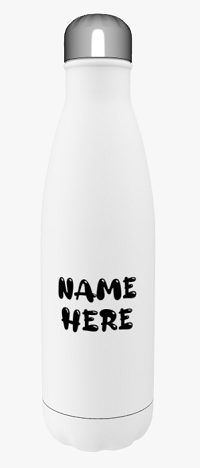 Personalised White Drinks Bottle