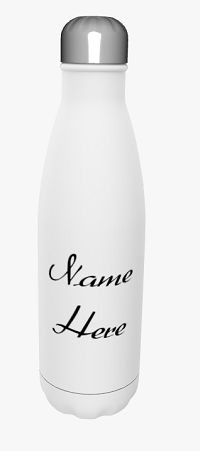 Personalised White Drinks Bottle