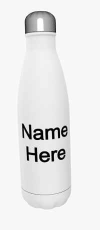 Personalised White Drinks Bottle