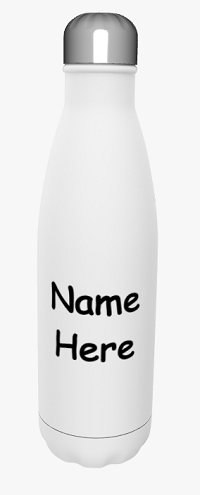 Personalised White Drinks Bottle