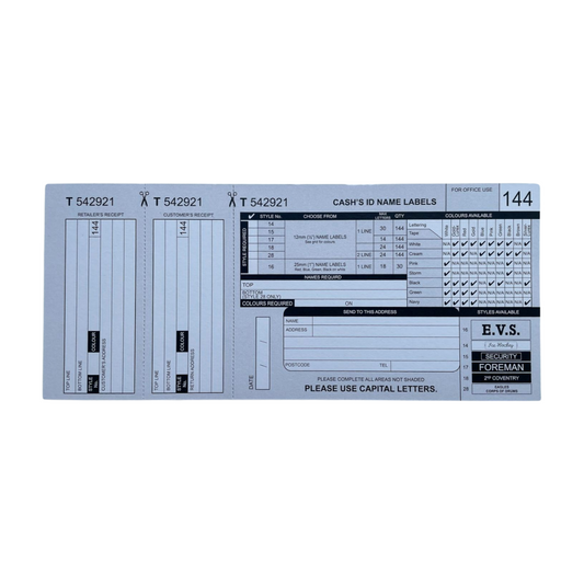 12mm Pre Paid Cards (144)