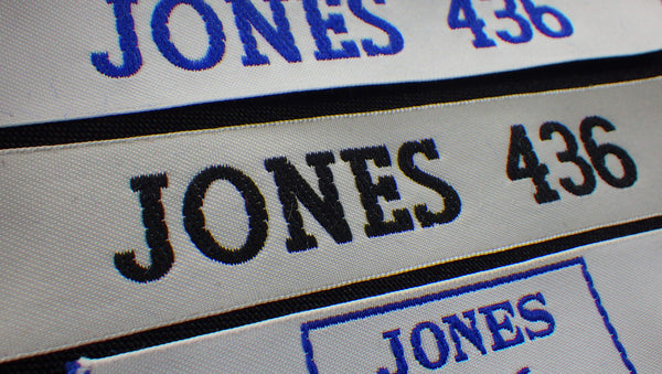 25mm Large Woven Name Tapes (1 LINE)