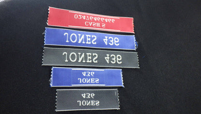 25mm Large Woven Name Tapes (1 LINE)