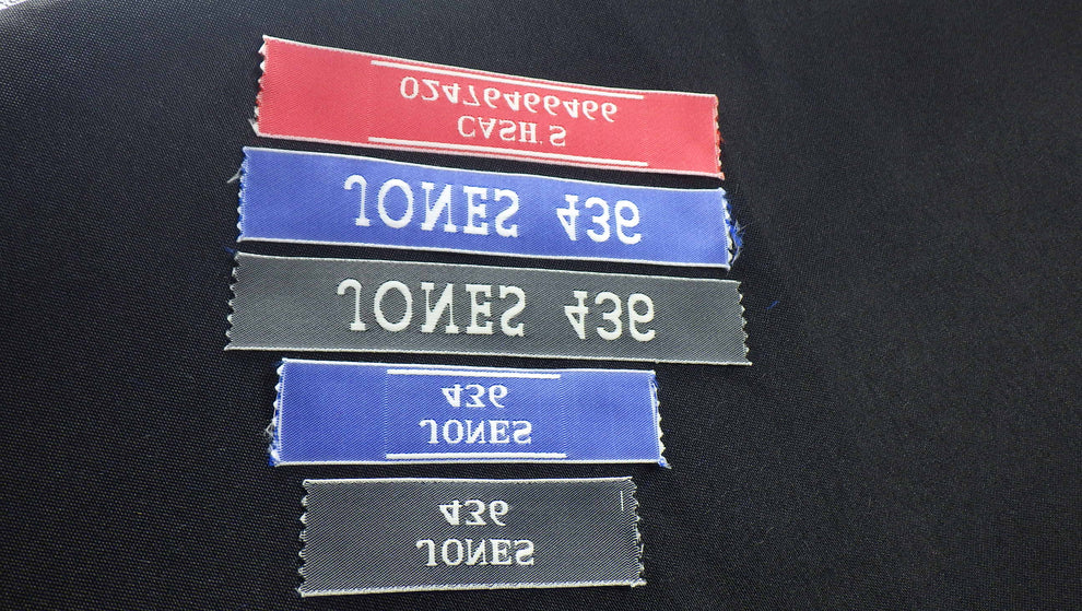 25mm Large Woven Name Tapes (1 LINE) – Cash's Nametapes