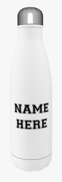 Personalised White Drinks Bottle