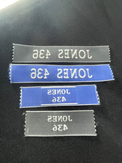 25mm Large Woven Name Tapes (2 LINE)