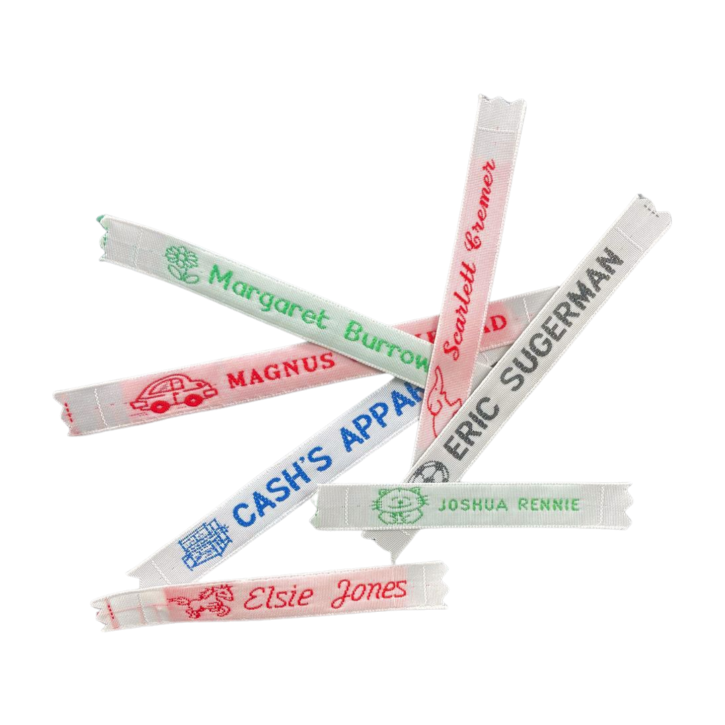 8mm Woven Name Tapes