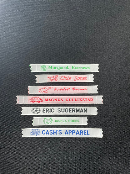 8mm Woven Name Tapes