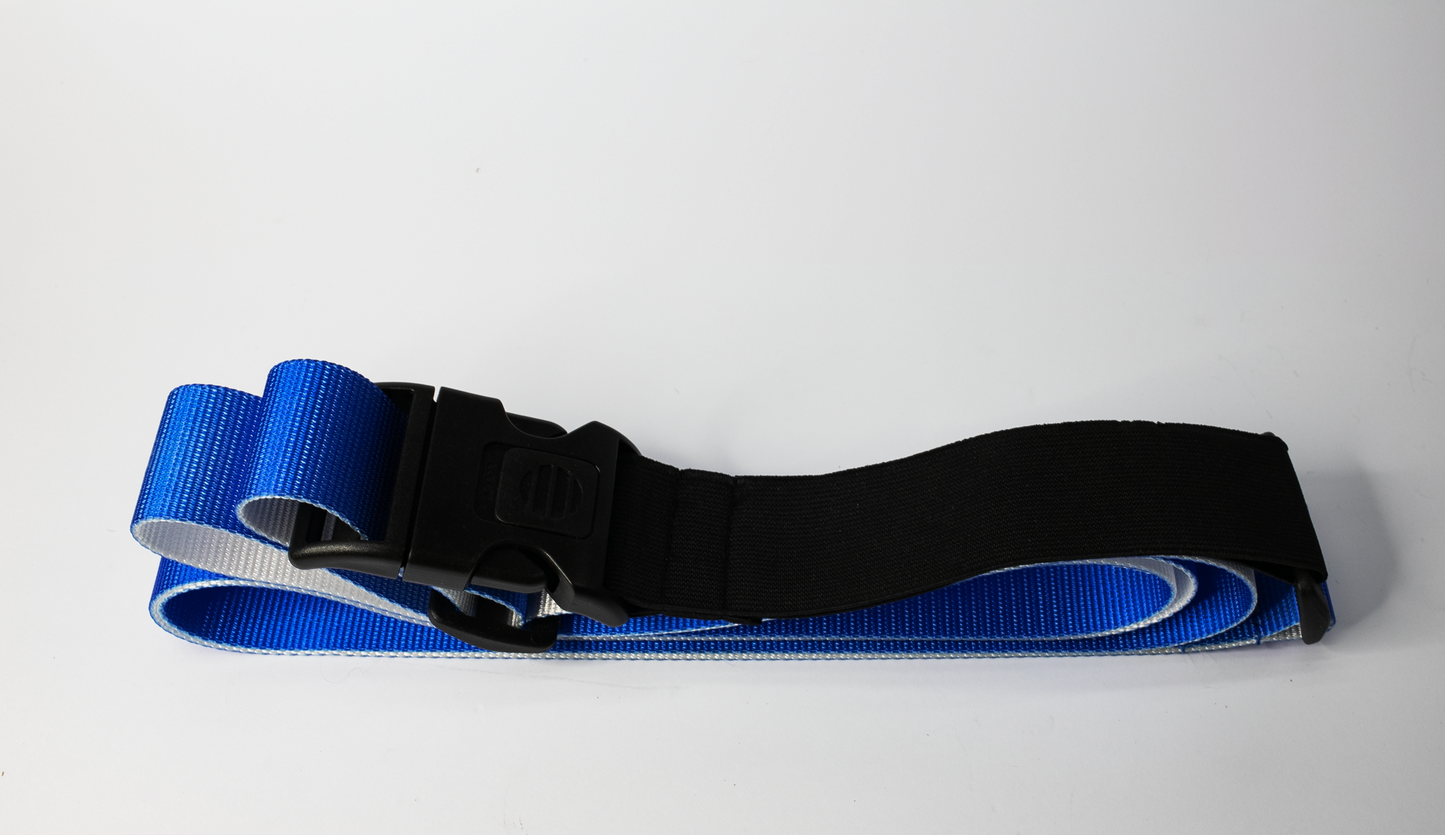 Personalised Rigid Luggage Strap with Elastic Insert