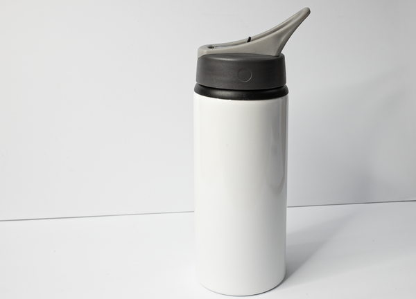 Personalised Stainless Steel Water Bottle with Straw