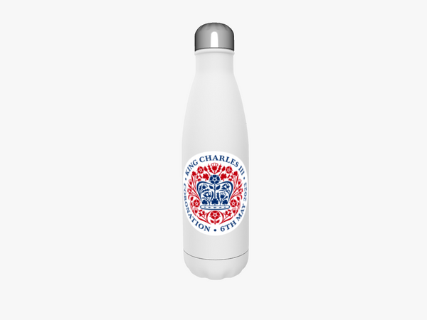 King Charles III Official Emblem Drinks Bottle 500ml