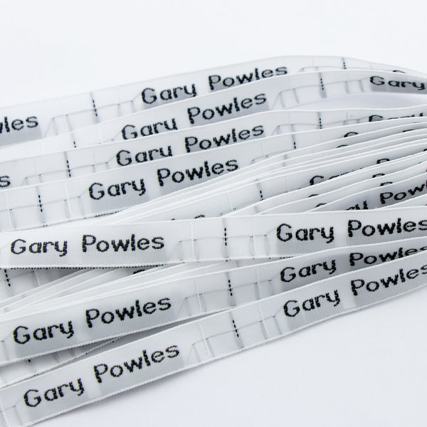8mm Woven Budget Name Tapes (UN-CUT, SUPPLIED ON A ROLL)