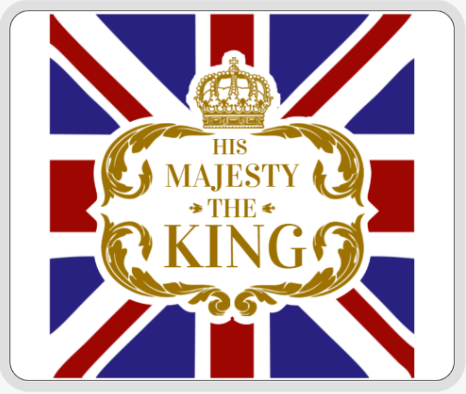 His Majesty The King Mouse Mat