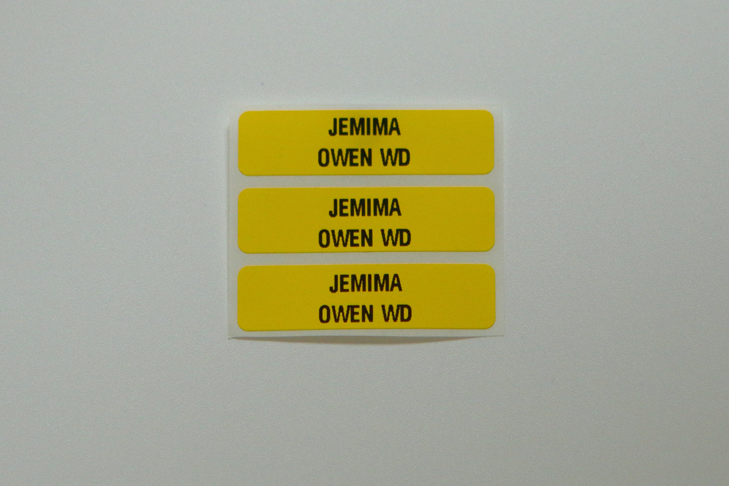 Colour Self Adhesive Labels