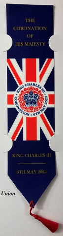 Cash's fabric Coronation Bookmarks