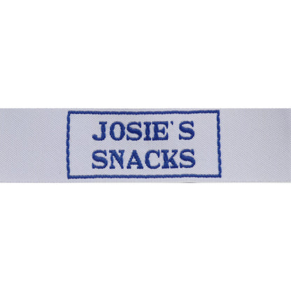 25mm Large Woven Name Tapes (2 LINE)