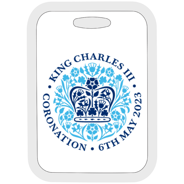 King Charles III Emblem Luggage Tag