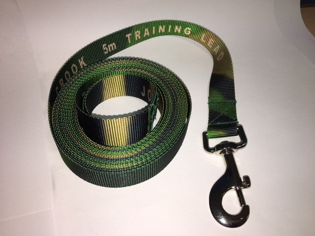 Camouflage 5m Dog Training Lead